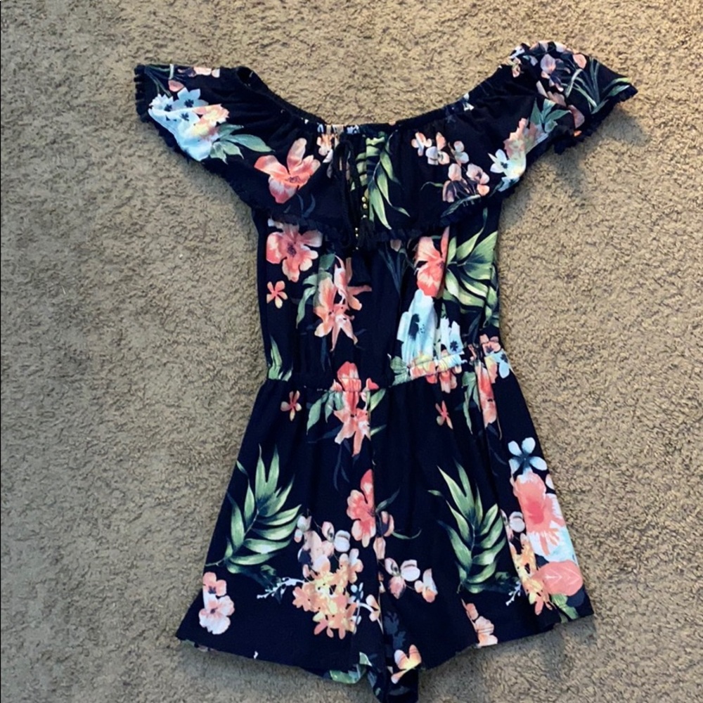 Hawaiian Flowered Romper